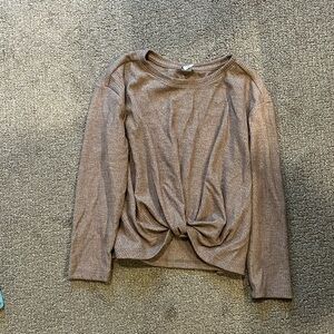 Girls Old Navy tan sweater size 8 medium